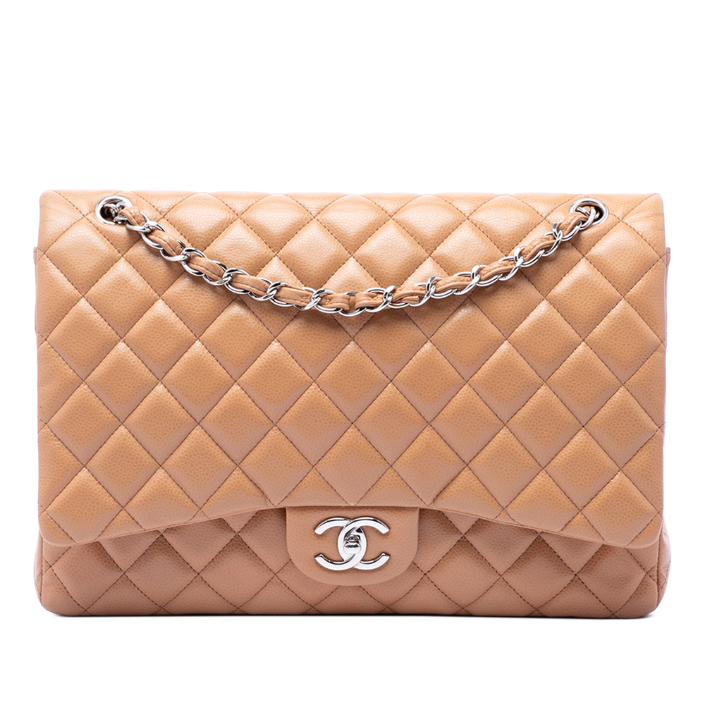 Pre-Loved Chanel Maxi Classic Caviar Single Flap